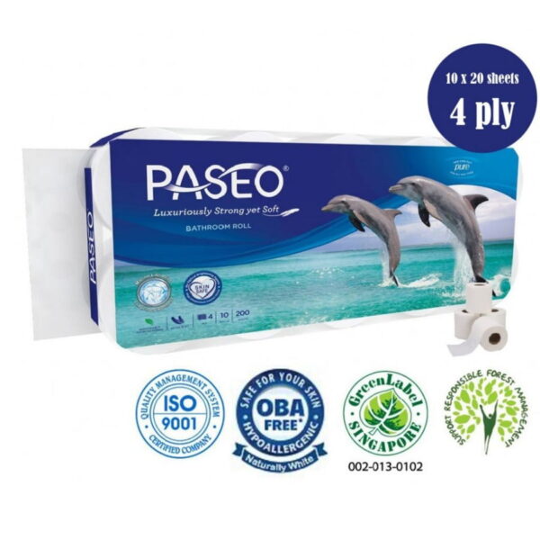 PASEO Dolphin Bathroom 4 Ply
