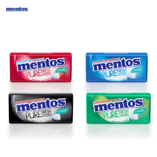 MENTOS Pure Fresh Candy Tin (35gm)