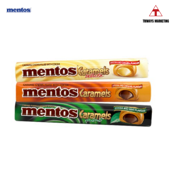 MENTOS Roll Caramel Candy (37gm)
